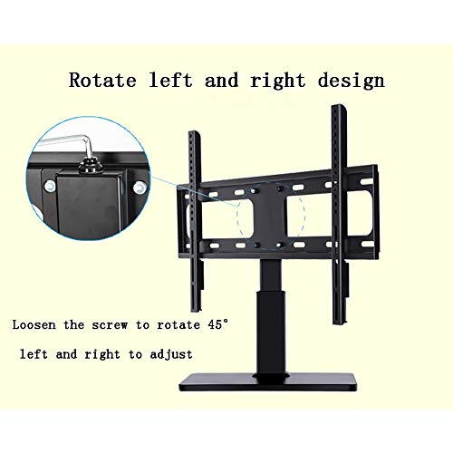 Base de mesa para TV 32"-60" con altura ajustable y giro 90° miniatura 4