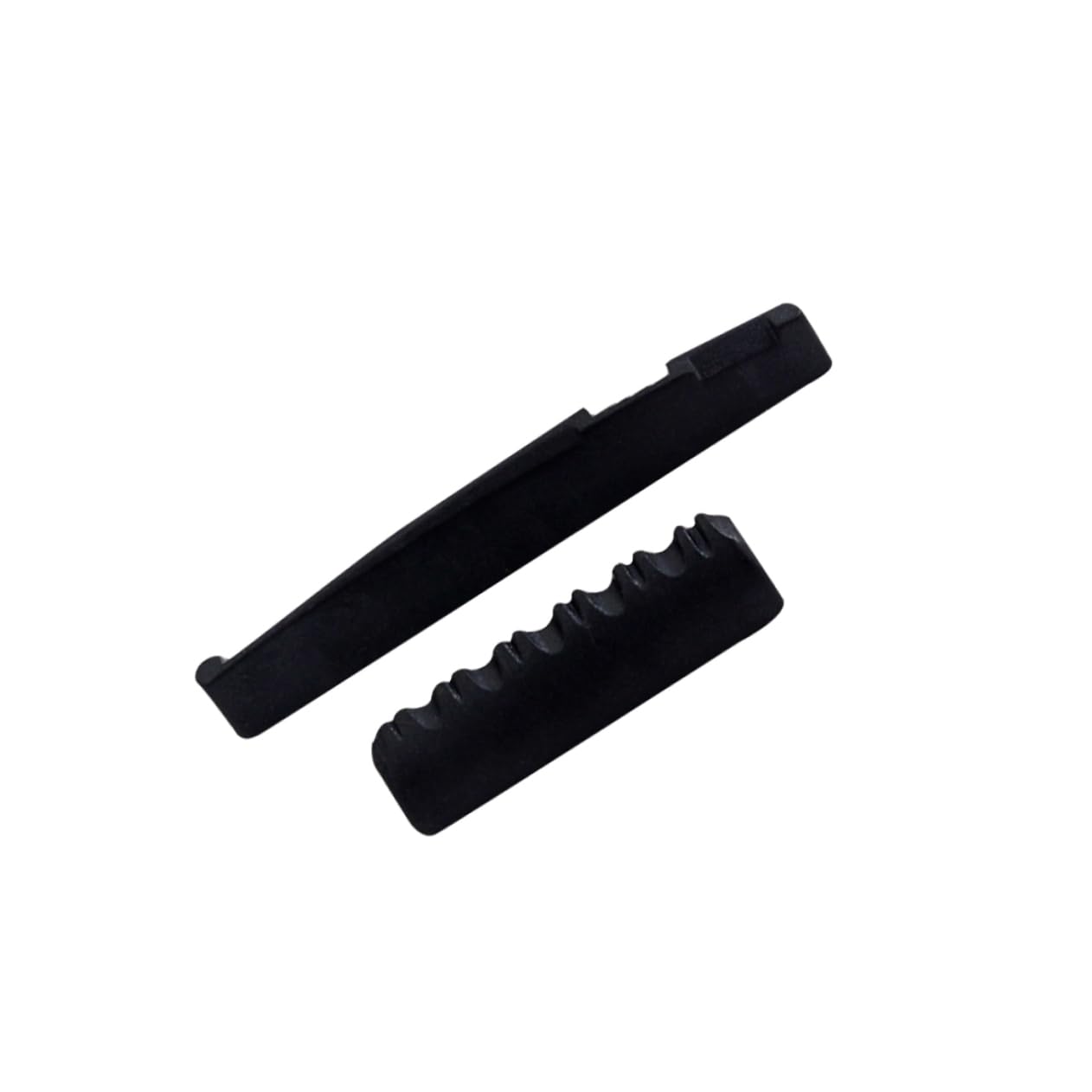 BESTonZON Guitar Saddle Nut Set Black Guitar Nut and Saddle Kit Replacement Parts for and for