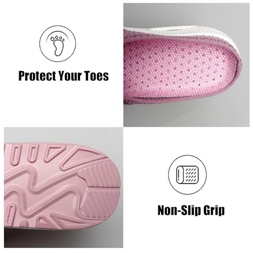 Summer cool breathable women's slippers Diabetic Air-Cushion Slip-On Walking Shoes, Orthopedic Slippers, with Arch-Support for Women Mesh Air Cushion Orthopedic Diabetic Sandals Closed Toe Slides 5