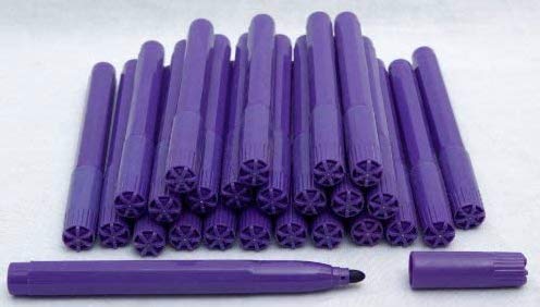 Pack Of 25x PURPLE Bingo Felt Marker Pens Dabbers VERY CHEAP !
