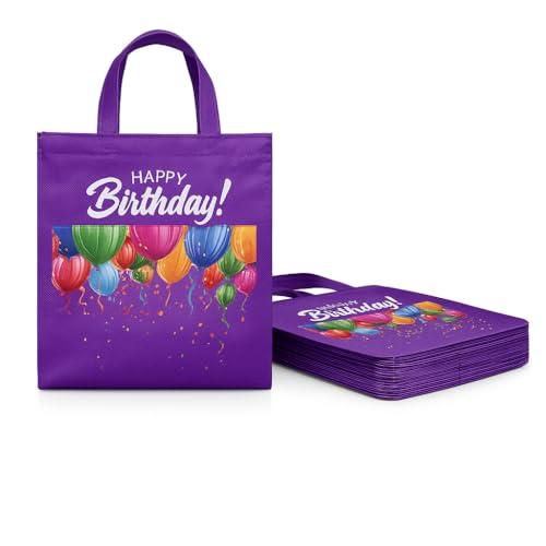 Image of Go Packy Happy Birthday Gift Bags - Best Birthday Return Gifts Reusable Non-Woven (30)