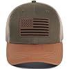 American Flag Trucker Hat – Snapback Hats for Men Women Baseball Cap – Breathable Mesh & Adjustable Fit for Casual Wear