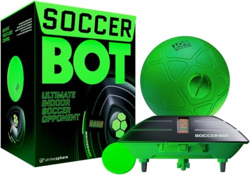 Image of Strikesphere Soccer Bot, Indoor Football Trainer, Kids Football Toy