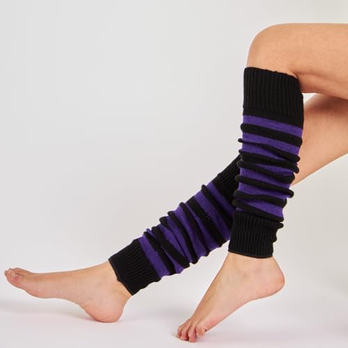 Image of Mysocks Leg Warmers Extra Soft Stylish Fancy Winter 80s Party Dance Neon Long Legwarmers for Women Girls Ladies