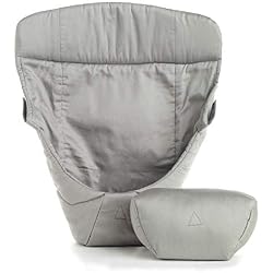 Ergobaby Baby Infant Insert for Baby Carrier with Neck & Head Support, for Newborns (Holds 3.2 - 5.kg), Cotton Grey,