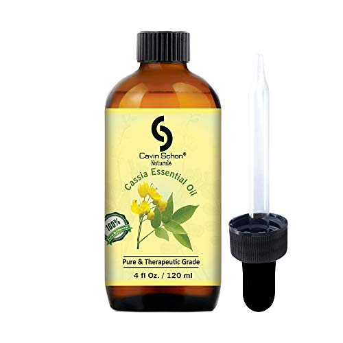 4 fl. Oz Undiluted Cassia Essential Oil - 100% Pure, Natural, Premium, Therapeutic & Pharmaceutical Grade, Satisfaction Guarantee by Cavin Schon