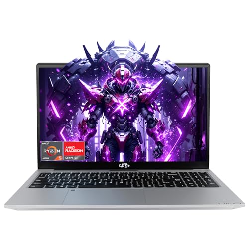 Image of NIMO 15.6 inch FHD IPS Gaming Laptop, AMD Ryzen 5 6600H (Up to 4.5GHz, Beat i7-1165G7) 16GB DDR5 RAM 1TB PCIe 4.0 SSD, AMD Radeon 660M GPU, 100W PD Fast Charging, Fingerprint for Student & Business