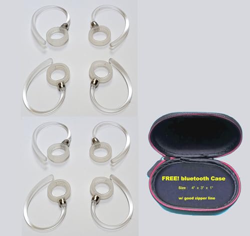 8 ganchos blancos estándar para Motorola Boom con estuche miniatura 1