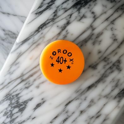 ZOROOX High-Performance 3-Star Table Tennis Balls - Pack of, Orange, 40+mm - Image 3