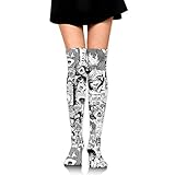 Ahegao Stockings Novelty Unisex-Adult d Printed Long Athletic Socks Cartoon Harajuku Streetwear...