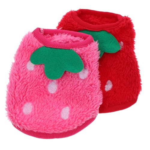 ARTIBETTER 2 Piezas Disfraz para Perros Pequeños Invierno Cálido Diseño de Conejo y Ropa Funcional para Cachorros Colores Aleatorios Color Aleatorio Color Aleatorio