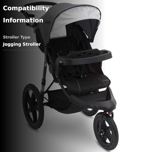 Jeep Classic Jogging Stroller by Delta Children, Grey - Image 4