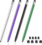Digiroot – Digiroot 4 STÜck 2-in-1 Stylus Pens mit Gummispitzen für T