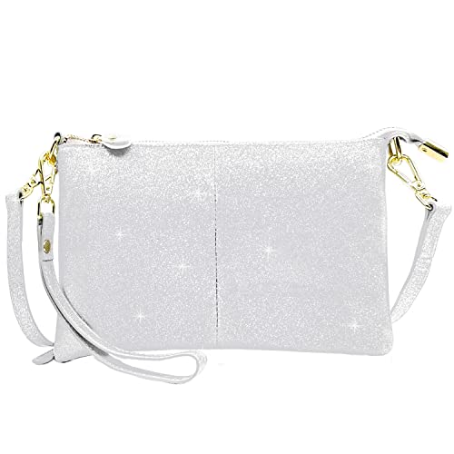 Image of Beurlike Leather Wristlet Wallet Clutch Purses For Women Small Crossbody Phone Bags
