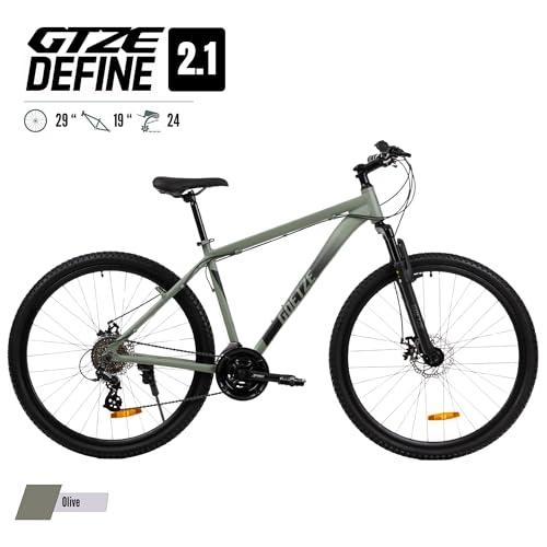 Goetze Define 2.1 Hardtail MTB, 29 Zoll Laufräder, 19 Zoll Aluminiumrahmen, doppelte Scheibenbremsen, 24-Gang Shimano Altus, Federgabel 100 mm