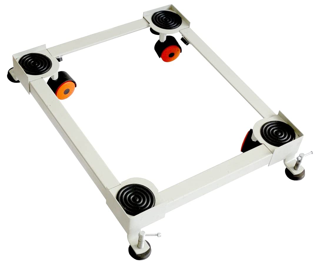 EYE BERRY BASI SALES WITH MISCELLANEOUS DEVICE Adjustable Wheeled Metal Stand/Trolley Suitable for Front & Top Loading Washing Machines, Dishwashers