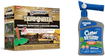 Spectracide Termite Detection & Killing Stakes 15 Count, Cutter B...