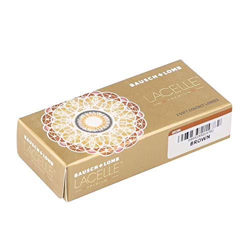 Bausch & Lomb Lacelle Premium Brown Monthly Disposable Contact Lens (2 Lens Pack -6.50) (B073P5X77S) Amazon Price History, Amazon Price Tracker