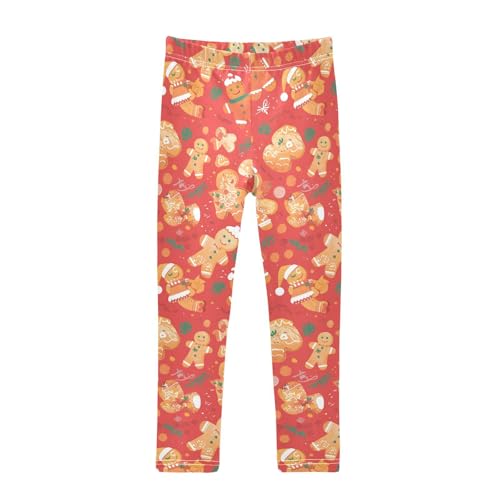 KLL Gingerbread Cookies Toddler Baby Girl Leggings Soft Full Length Lounge Pants Gym