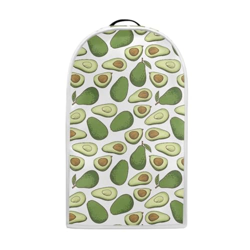 Image of Green Avocado Blender Dust Cover, Anti Fingerprint Polyester Stand Mixer or Coffee Maker Appliance Protector, Machine Washable Blender Cover for Kitchen Appliance