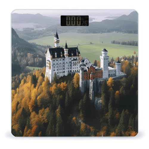 Báscula Digital Compacta y Precisa Estilo Castillo Neuschwanstein miniatura 1