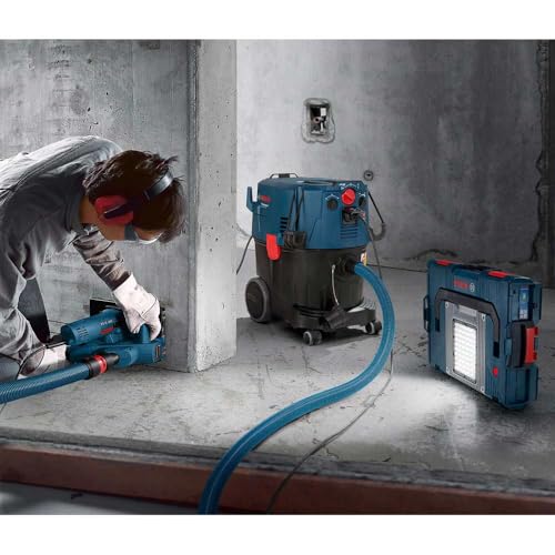Bosch Professional Wet/Dry Dust Extractor GAS 35 M AFC (110V, incl. Crevice nozzle, Disposal bag, Elbow, Floor nozzle set, PES flat-pleated filter,chrome-plated suction tube, 5m hose)