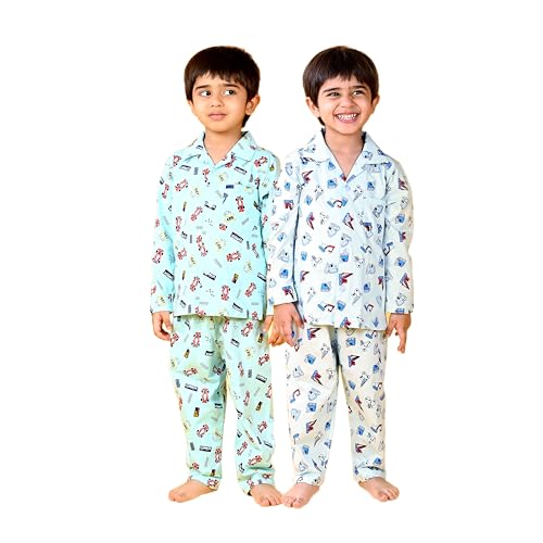 Image of Jam & Sugar Boys Cotton Printed Night Suit Set
