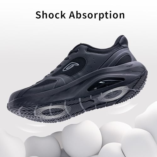 Wide Toe Box Arch Support Walking Shoes for Men | Orthotic Plantar Fasciitis Tennis Sneakers | Slip On Athletic Running Shoes4