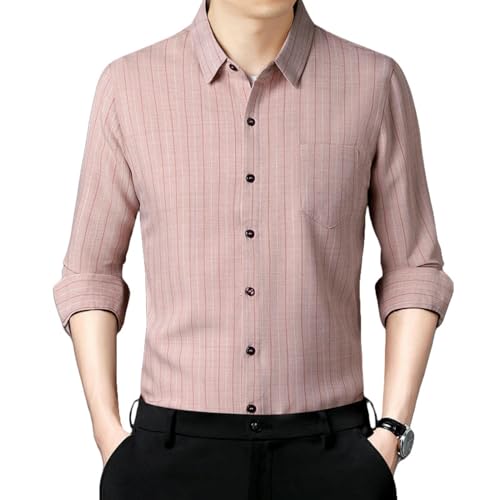 Chemise homme lin et coton rayée offrant un confort ultra-respirant en été