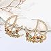 Peace Sign Hoop Earrings, 70s Hippie Earrings for Women, Gold Hoop Diamond Flower Colorful Drop Earring Statement Handmade Boho Fashion Spring Summer Hoop Dangling Earring Hippie Jewelry Gifts