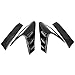 Taillight Covers Fits 2017-2018 Toyota C-HR | MD 4 Pieces/Set Taillight Covers Carbon Fiber Look By IKON MOTORSPORTS