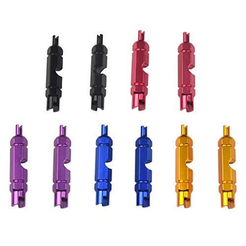 Homyl 2 tubos de válvula de pneu removedor de núcleo de ferramenta para remoção de válvula de pneu p