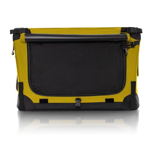 Maelson Soft Kennel Safran Gelb, 72 cm - Faltbare Hunde-Transportbox
