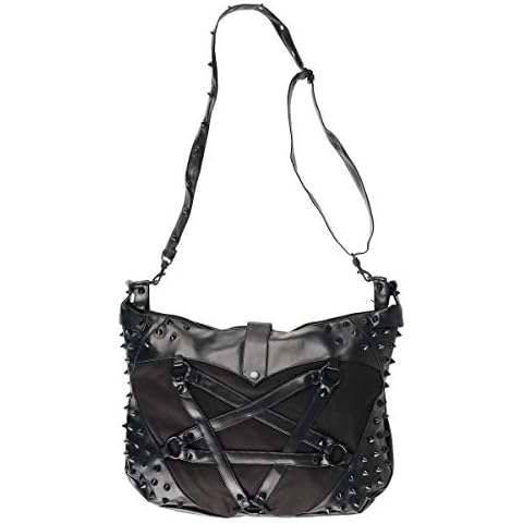 Vixxsin Studs Gothic Nugoth Punk Pentagram Spell Bag Cover