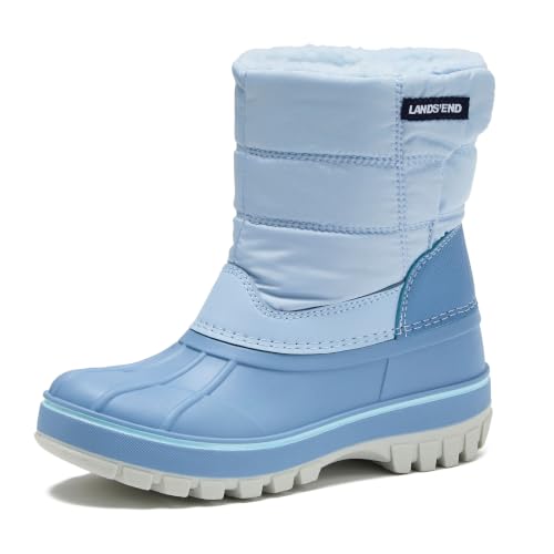 Lands' End Flurry Waterproof Fleece Winter Kids Snow Boots...