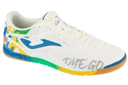 Zapatillas de interior Joma DZ-7 con suela de agarre para hombre en blanco y azul