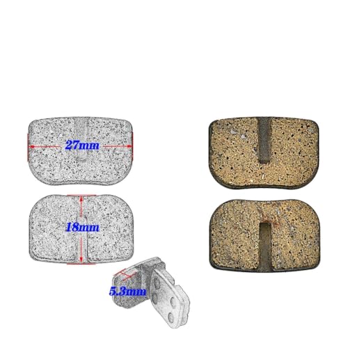 Plaquettes de frein moto 49cc pour dirt bike Motovox MBX10 et mini quad enfant