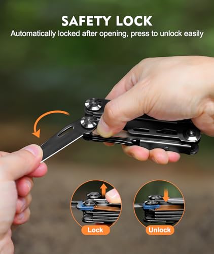 Multitool, 14-in-1 Stainless Steel Foldable Multi Tool with Wire Cutter - image 5