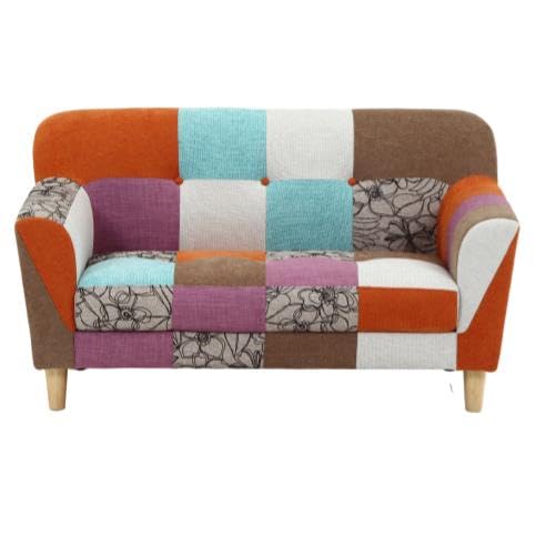 Amazon｜赤や パッチワークソファ ソファ ソファー 2人掛け sofa 