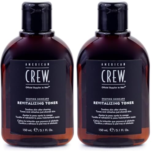 American Crew tonique visage lot de 2 lotion nettoyante et hydratante homme