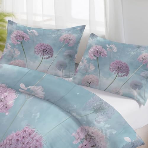 Funda nórdica de cebolla verde reversible de poliéster para cama doble 4