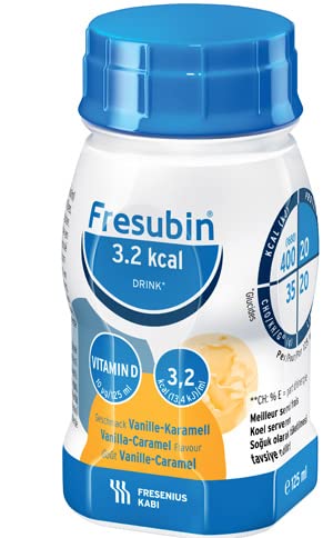 Fresubin 3,2 kcal drink - proteico gusto vaniglia e caramello - 4 bottiglie x 125 ml