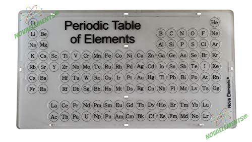 Tabla Periódica de Element, Set de Química, Recoger Gli Elementos (Solo Tabla )