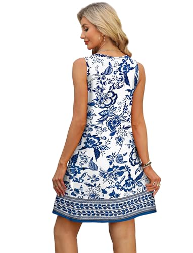 OFEEFAN Summer Dresses for Women Casual Sundress with Pocket Beach Cover Up Swimsuit4