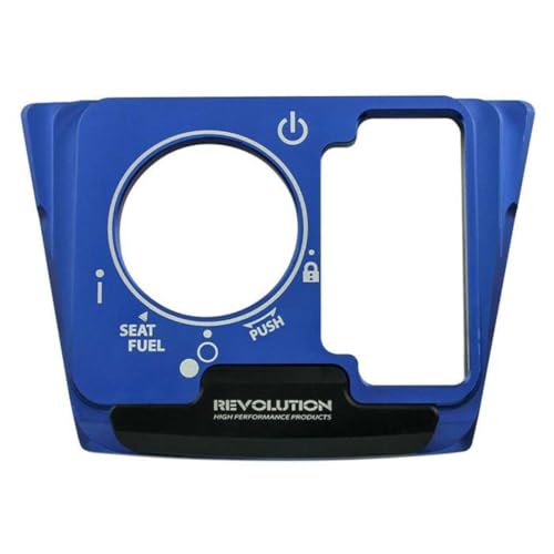 REVOLUTION z_ tHc@ L[ plJo[ Switch Key Cap CNC (2 parts) for HONDA FORZA MF13 MF15 MF17 (Blue)
