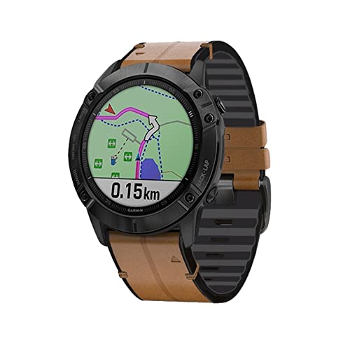 Bracelet de montre pour Garmin Fenix 6X résistant à la sueur et facile à changer