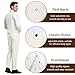 High-End Suits 2024 Ivory Mens Linen Tuxedo Suits Groomsmen Suits for Wedding Blazer Jacket Waistcoat Trousers Set M