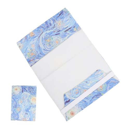 WRITWAA Funda Protectora para Libros Hecha Mano Cubierta de Duradera Decorativa y Resistente para Diarios y Libros Escolares y Fácil de Usar