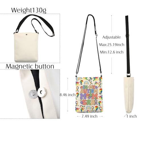 Autism Mom Crossbody Bag Autism Awareness Mom Gifts for Autism Mom Gifts In My Autism Mom Era Gifts Autism Crossbody Purse2