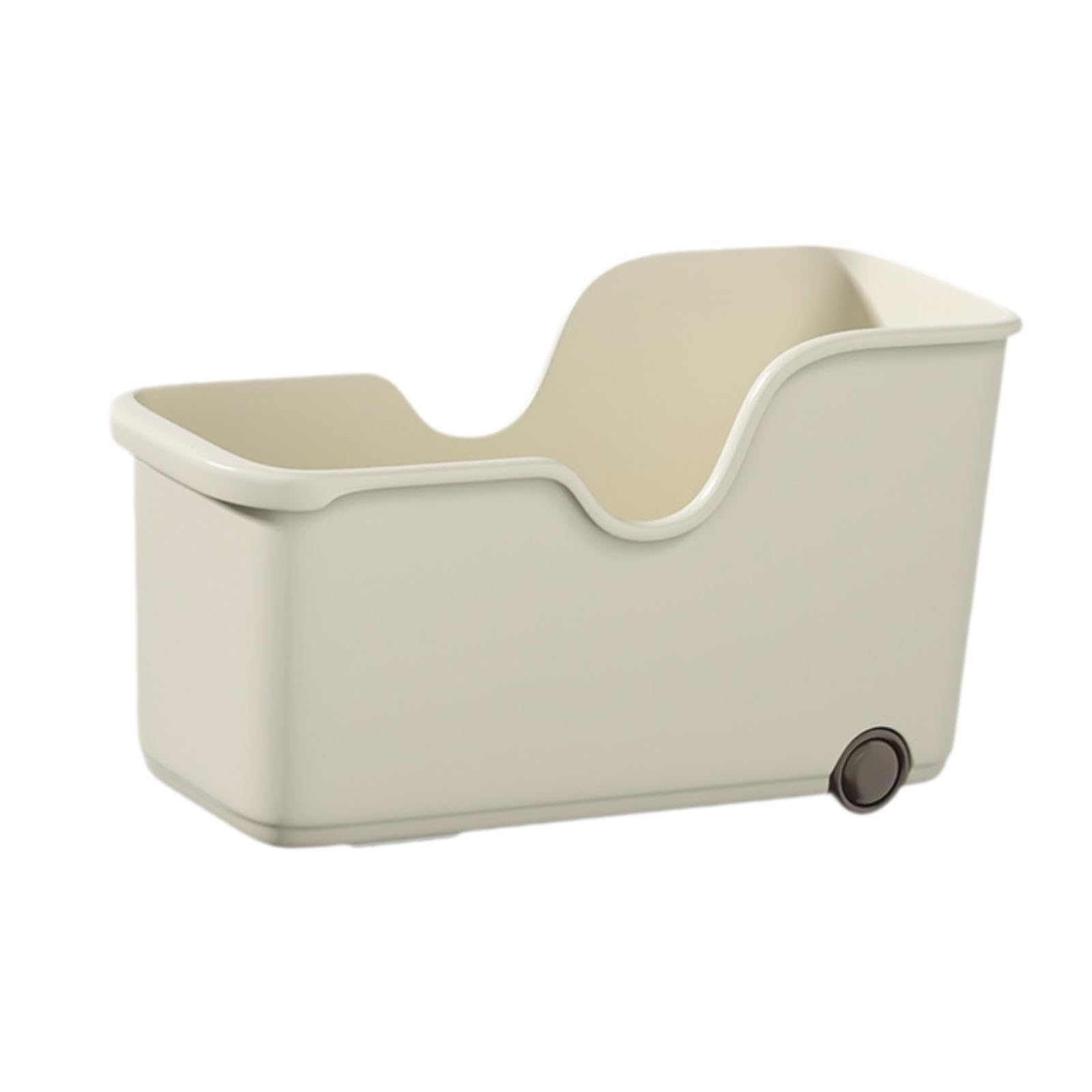 YIXANNX Kitchen Storage Box Cabinet Countertops Excellent Choice For Storing Fruits Vegetables And Kitchen Items Neatly And Accessibly Storage Container With , Beige , M